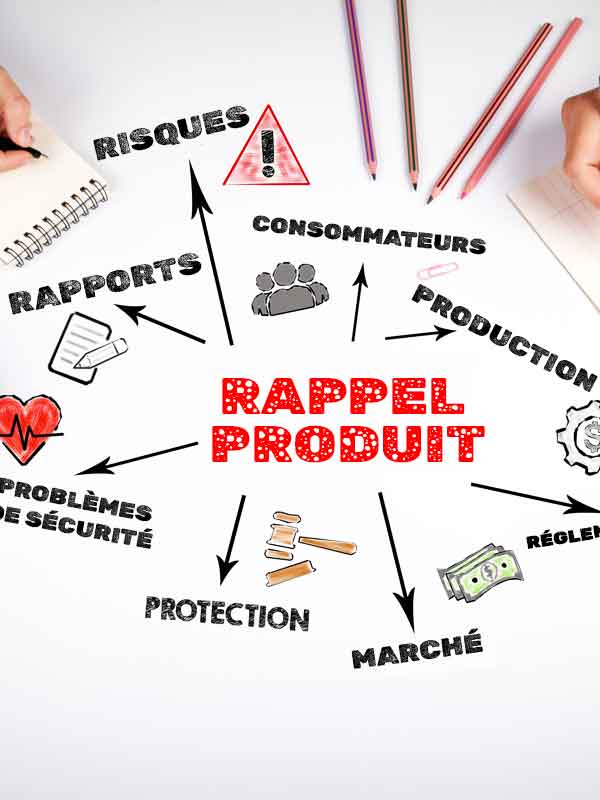 Conséquences résultants du rappel de produits de consommation en cas d'anomalies pour assurer la protection des consommateurs.