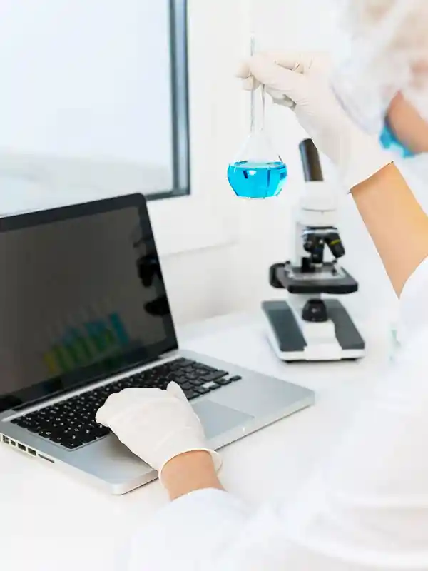 Assurance équipement de laboratoire scientifique.
