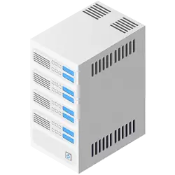 Matériel informatique : serveur d'entreprise confié par un tiers pour réparation.