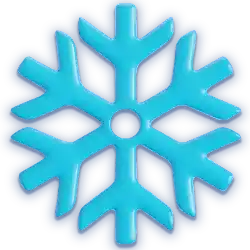 Pictogramme symbolisant le froid et la glace.