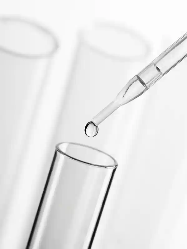 Réactifs biologiques et vaccins de laboratoire.